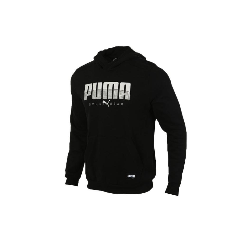 Puma Casual Sports Pullover Hoodie Men Tops Black 586543-51