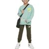 Nike Printed Crew Neck Long Sleeve Casual Sweatshirt Kids Sweatshirt FV2674-309