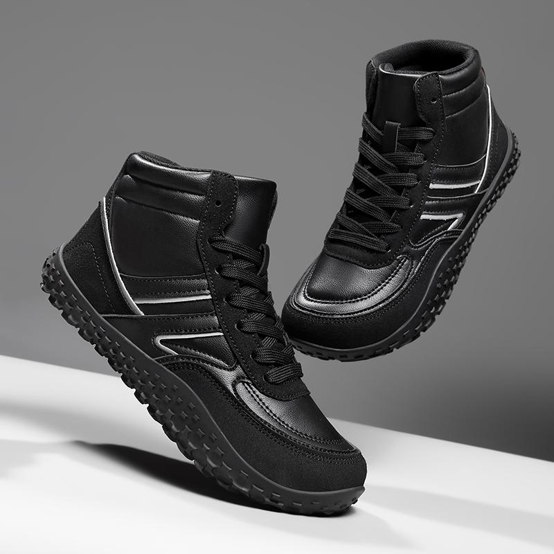 Autumn and Winter New Men Boots Ankle Casual Shoes For Man Retro Waterproof Non-slip Rubber Outdoor Sneakers Plus Size 37-48 37 5420₽