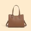 3 Layers Genuine Leather Small Tote Handbags For Women  Trend Designer Work Ladies Shoulder Crossbody Bags