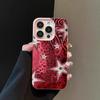 HOT Luxury Red Leopard Print Star Lichee Leather Phone Case For Xiaomi Mi 15T X7 F7 X6 M7 X5 M6 F5 X4 X3 Pro Ultra GT NFC 4G 5G