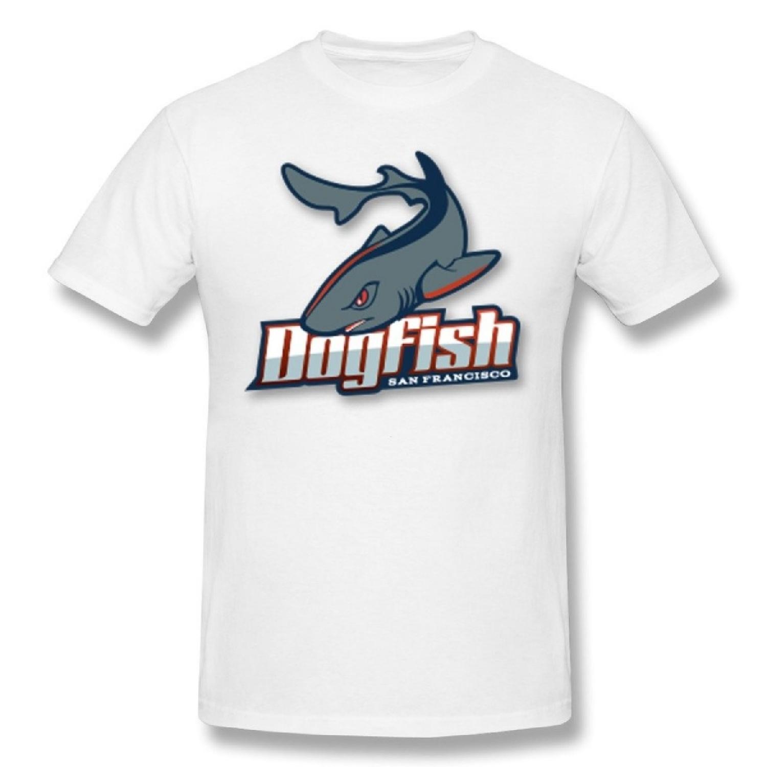 SANYOU Men s San Francisco Dogfish MLU Logo T-shirt L S белый