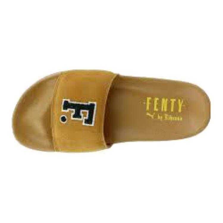 Puma Leadcat Slide Rihanna Fenty Fu Brown Womens 367087-02