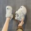 2 Spring Women's Shoes Casual Fashion Heightening Children Versatile Little White Shoes Platform Women
