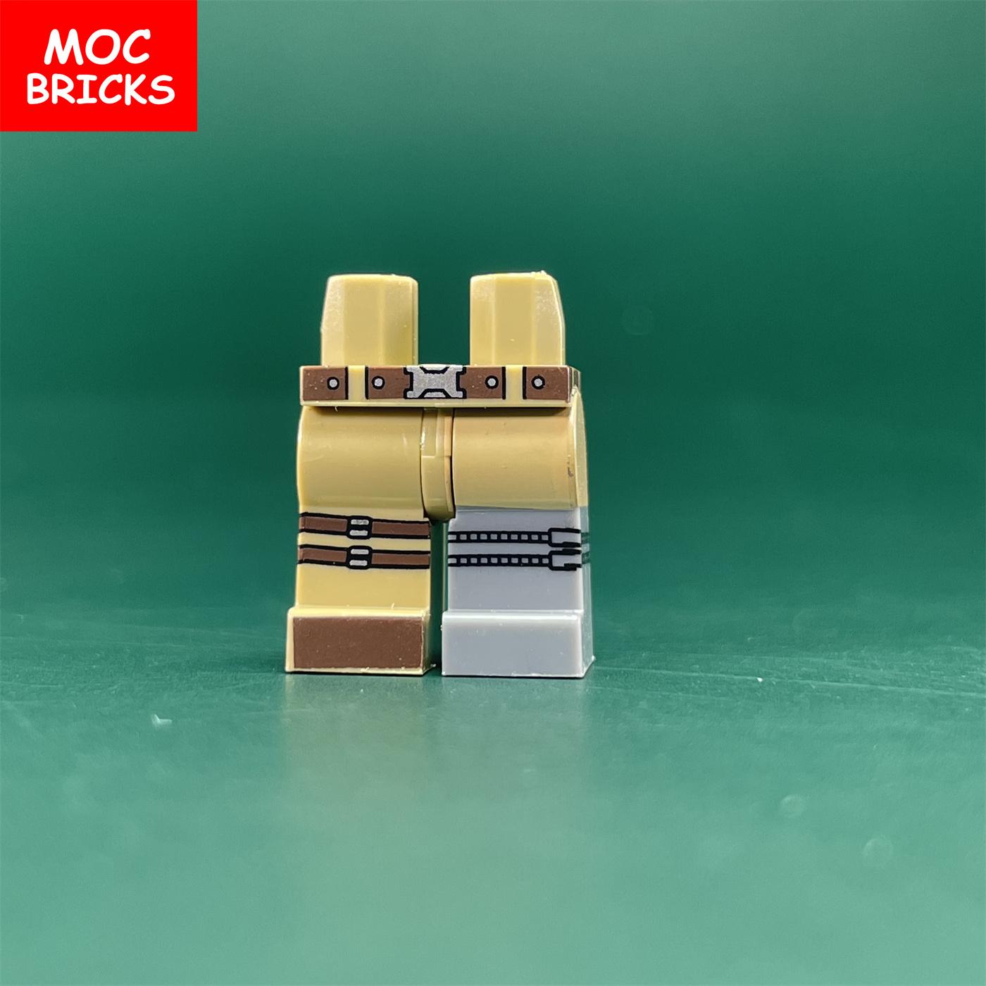 

10pcs/lot MOC BRICKS Pants legs Printing Body Wear Compatible Featuring Other Assembles Particles Toys Gifts