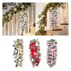 Light Up Christmas Stair Swag Artificial Wreath, Decoration, Stairway for Party