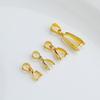 14K Gold Filled Claw Clasp Jade Pendant for DIY Jewelry