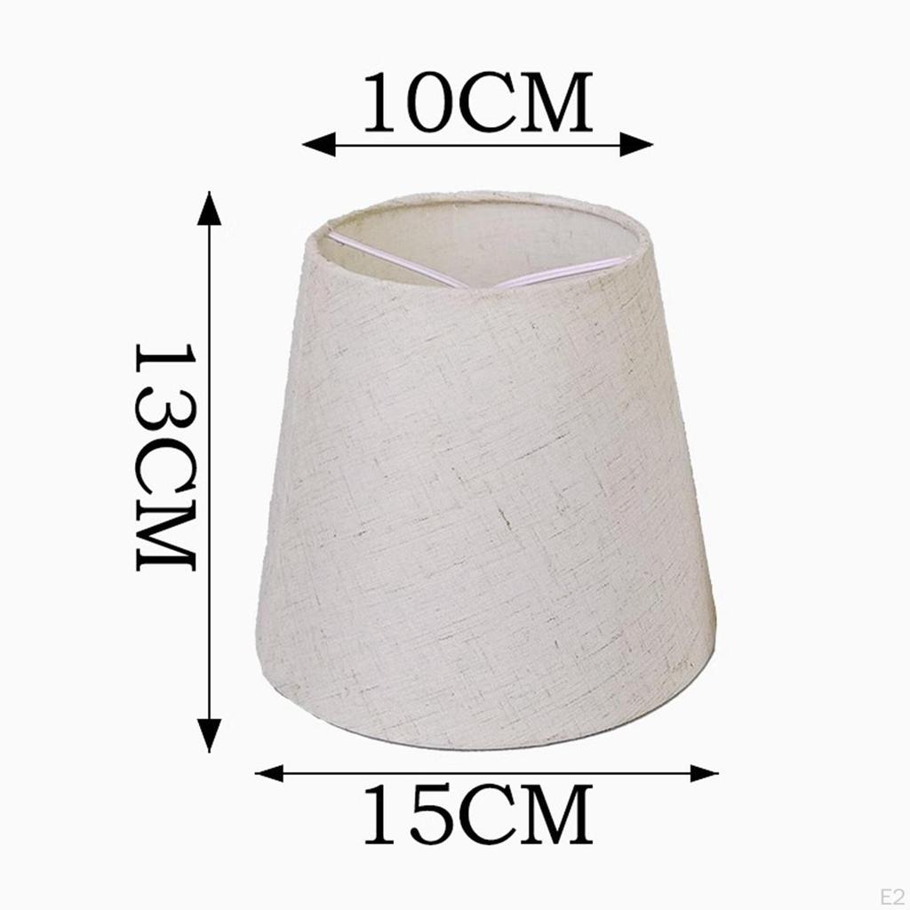 2 Pieces Ceiling Lamp Shade, Fabric Cover, Shade for Office