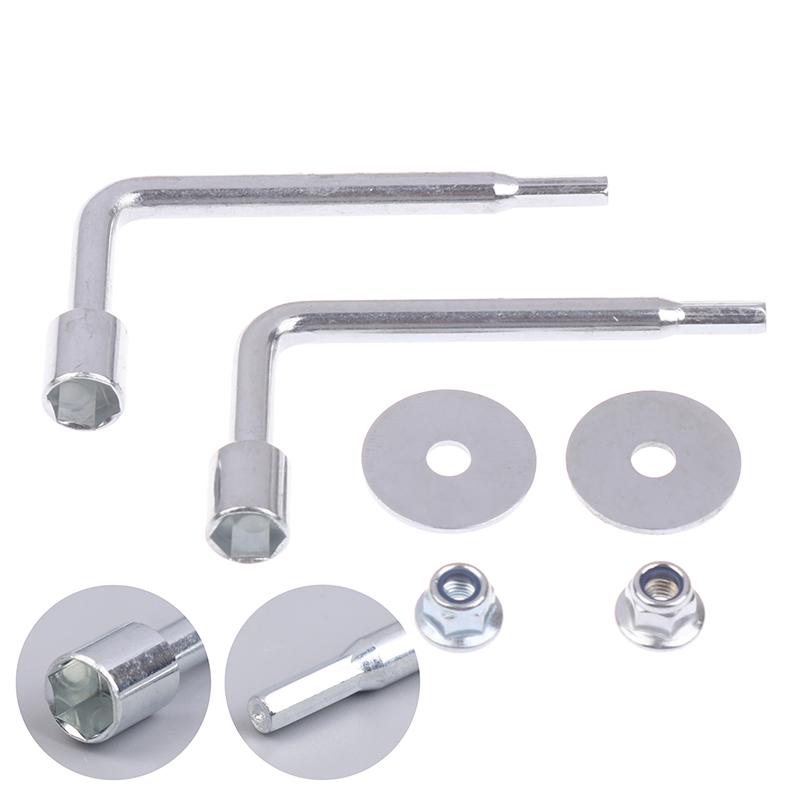 2 Stück Neuheit Handwerkzeuge 8mm Steckschlüssel mit 4mm Innensechskantschlüssel für Zubehör von Elektrorasentrimmern