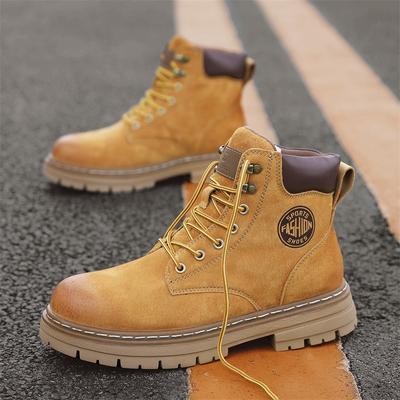 FashionWinter Classic Male Shoes Fashion Men's Leather Cowboy Boot Outdoor Casual Handmade Sneakers New Young Men Travel Ankle Boots