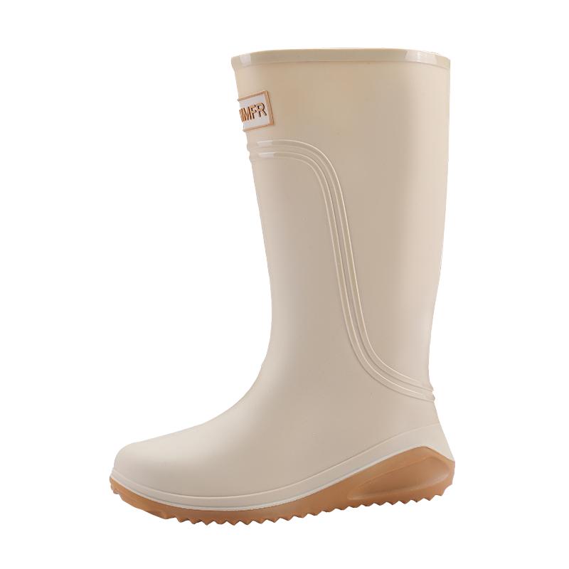 Men's High-top Casual Rain Boots, Outdoor Waterproof Shoes, Fashionable Rain Boots, Chef Men's Shoes, Long Boots