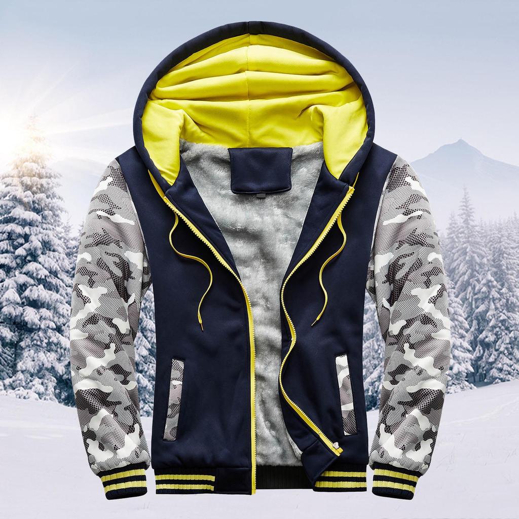 Force of Nature Winter Night Men's Zipper Hoodie