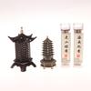 1 Piece Indoor Aromatherapy Home Ornament Square Vertical Incense Burner Small Xiangyun Alloy Incense Holder
