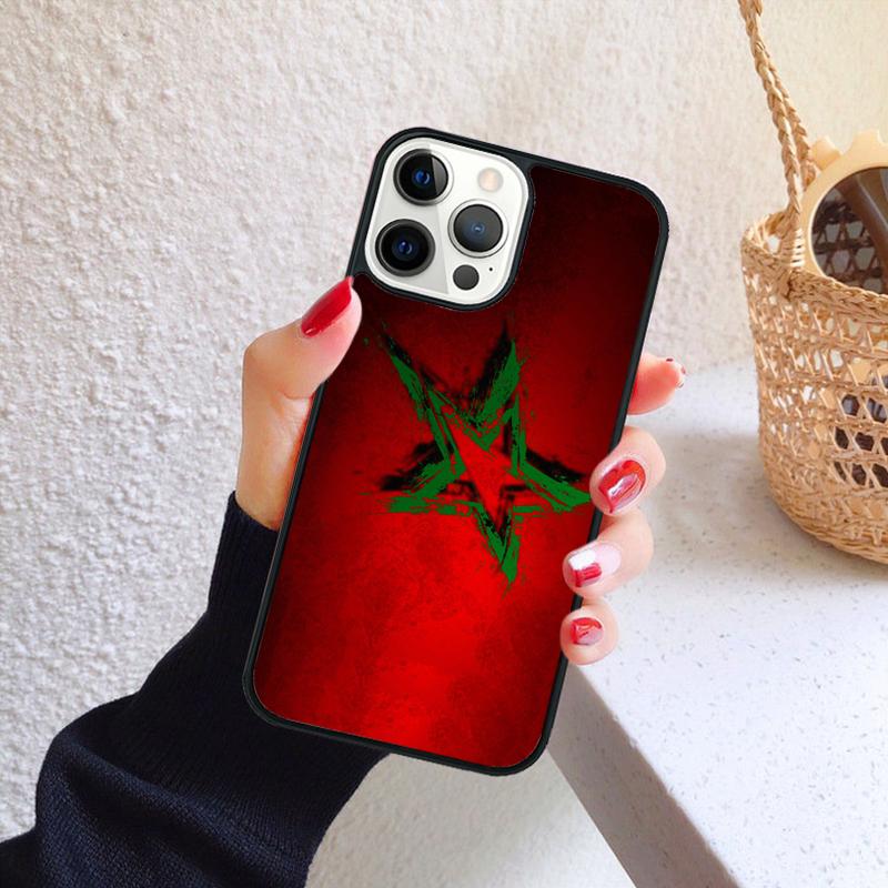 

Morocco Flag Coat Of Arms Phone Case for iPhone 17 Air 16 Coque 15 14 12 13 PLUS 11 PRO MAX Back Cover Fundas Shell iPhone 11pro max