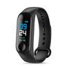 M3 Waterproof Heart Rate Blood Pressure Monitor Smart Bracelet Sports Wristband