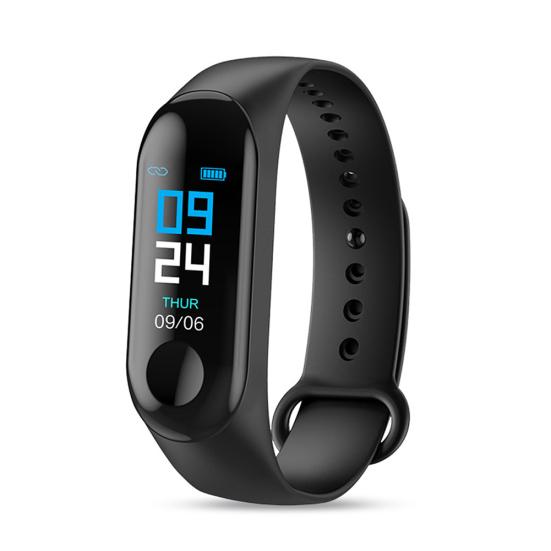 M3 Waterproof Heart Rate Blood Pressure Monitor Smart Bracelet Sports Wristband