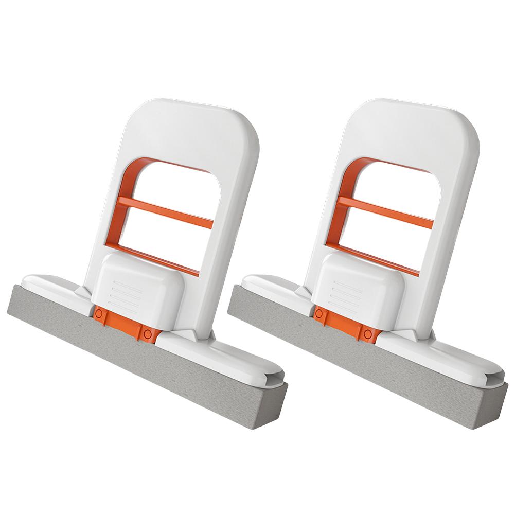 Handheld Mini Foldable Desktop Mop w/ Super Absorbent Head Sponge Cleaning Tool for Bathroom Kitchen Desktop Glass Living Room