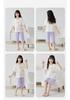 Girls' Summer Cotton Pajama Set - Short Sleeve, Lightweight, for Middle and Big Children, 2024 New Style