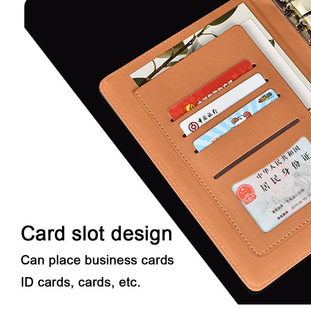 (Logo lze gravírovat) Kožený kroužkový obchodní zápisník velikosti A5, studentský sešit na předměty, deník se zesílenou přezkou, zápisy z pracovních schůzek