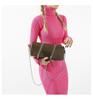 2024 New Fashion Chain Shoulder Crossbody Bag Women Double Zipper Flap Small Bag