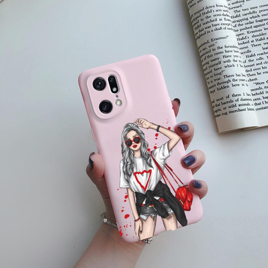 

Pretty Girl Phone Case For OPPO Find X5 Pro Case Silicon Cover for OPPO Find X5 Lite Case Fundas FindX5 X 5 Pro Lite X5Pro Cases Find X5 Pro