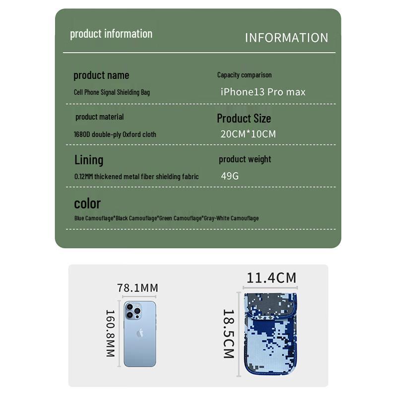 Mobile Phone Signal Blocking Pouch