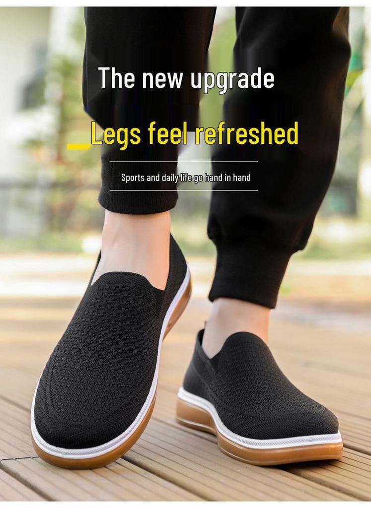Men's Lightweight Breathable Knit Walking Shoes