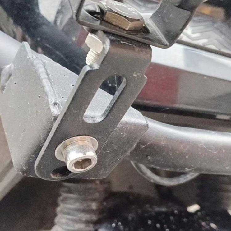 Motorcycle Bracket for Light Metal Construction Light Extension Holder Tool Frees Setups Multiple Vehicle Compatibility