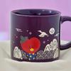 BT21 TATA Premium K Edition Mother-of-Pearl Graphic Mug 320ml - BTS V Character Ceramic Cup