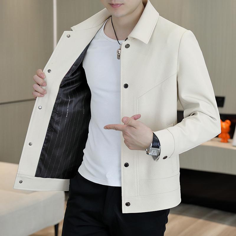 Woodpecker Men s Winter Cotton Blend Patchwork Business Casual Jacket XL (130-145 jin)