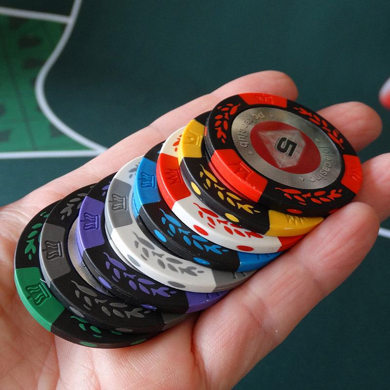 10 ks 39mm žetonů Texas Hold'Em, hliněné žetony s motivem klasu pšenice, Texas Hold'Em kreativní šachy a karetní herna, pokerová hala, pokerová mince, stolní hra