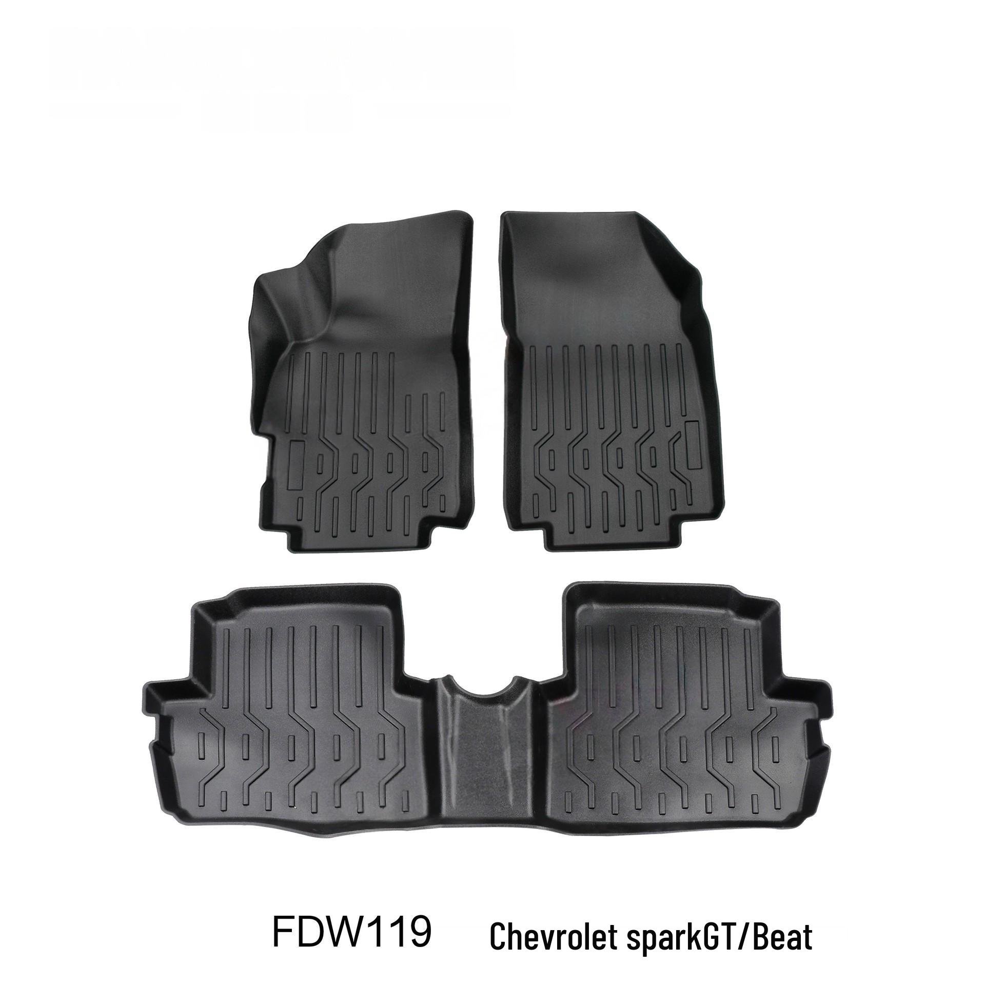 TPE All-Weather 3D Waterproof Floor Mats for Chevrolet SparkGT-Beat