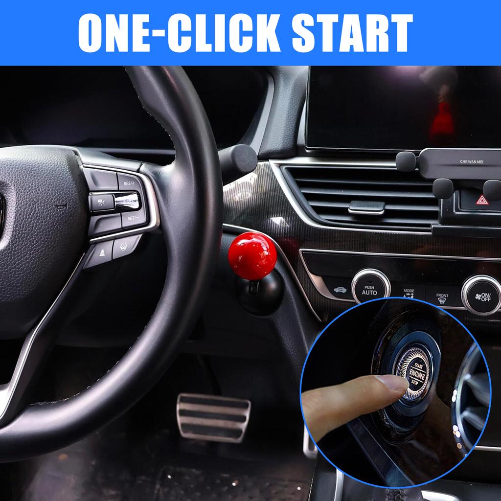 Car Push To Start Button Rocker One Button Start Lever Joystick Touch Start Button Starter Auto Interior Accessories