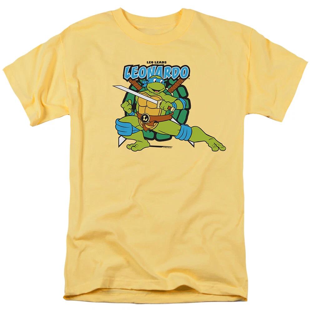 Teenage Mutant Ninja Turtles  Leonardo Leads  T-Shirt S
