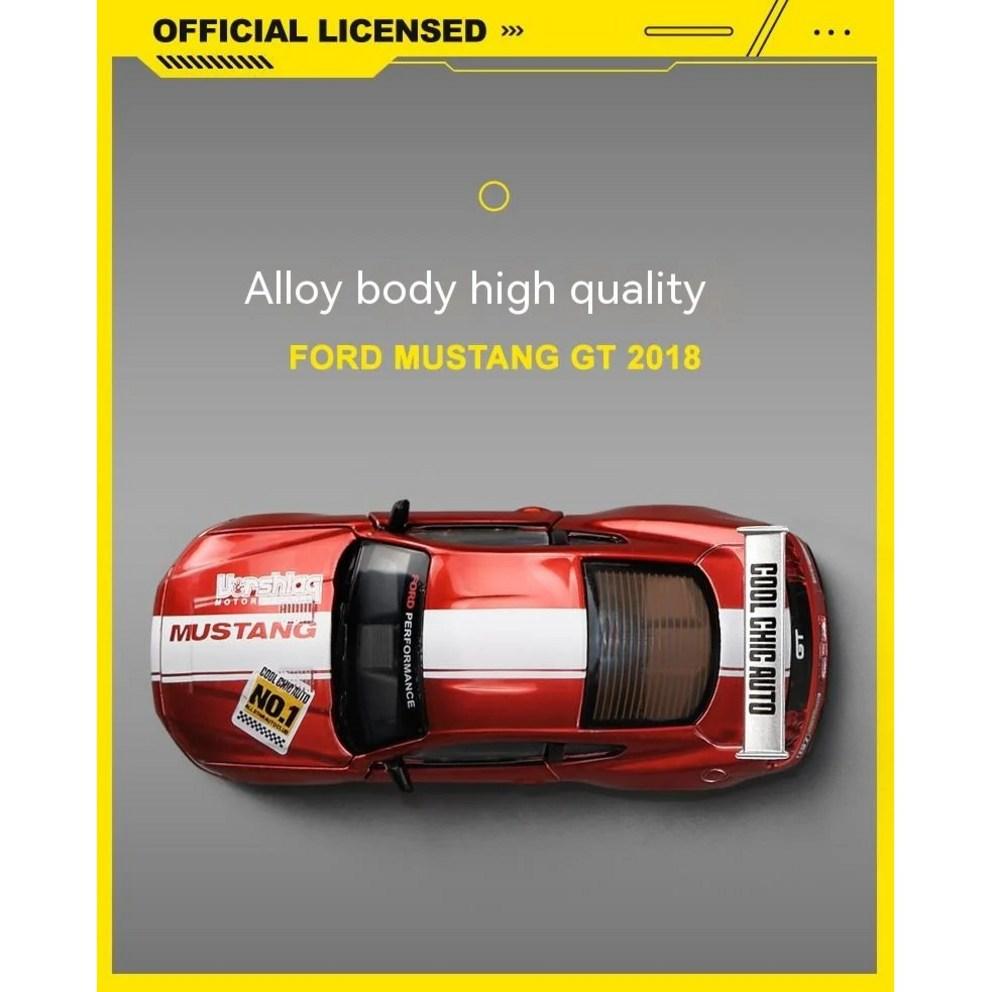 CCA DIY 1:43 Scale Ford Mustang Diecast Car Model Kit