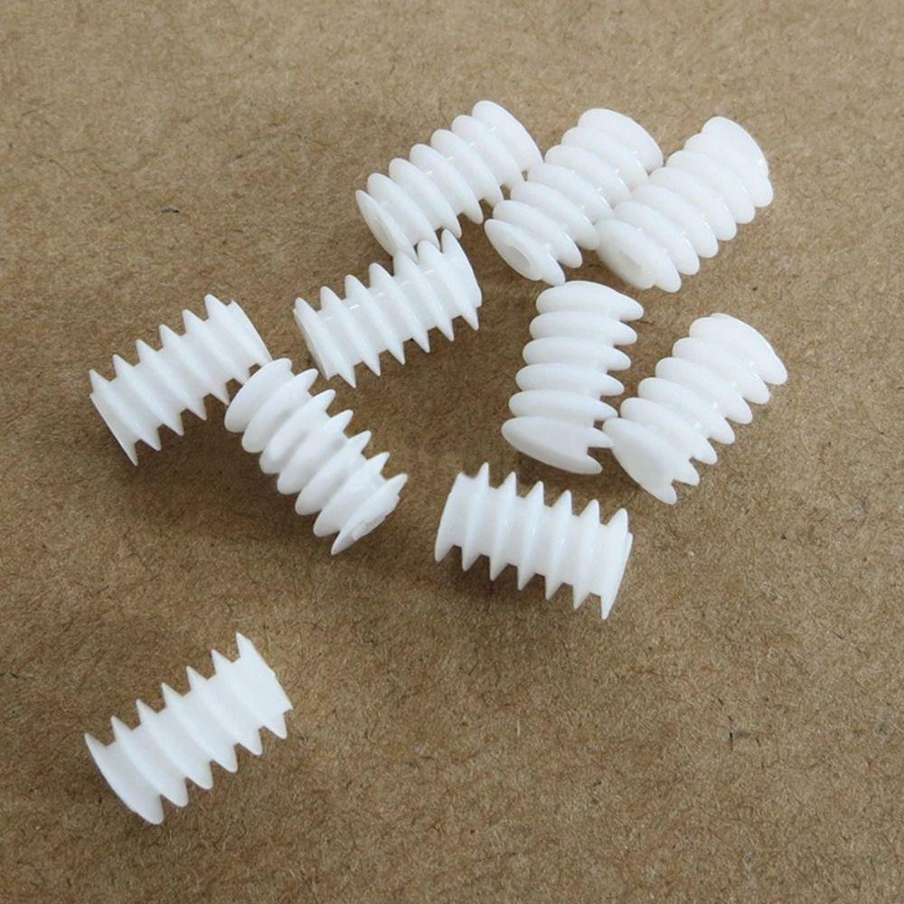 100PCS High Quality Toy Accessories DIY Worm Gear 2A Turbine Bore Worm Gear Turbine Reduction Gear