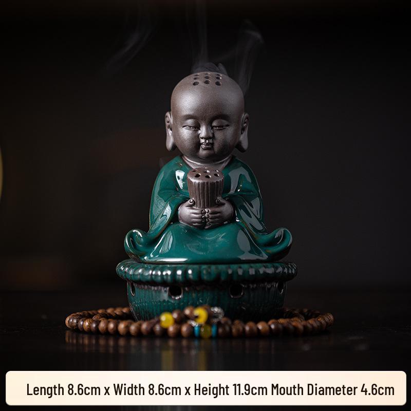 

Фигурка Татхагаты Керамическая Подставка для Благовоний - Инструмент для Внутренней Дзен Ароматерапии Сандаловым Деревом