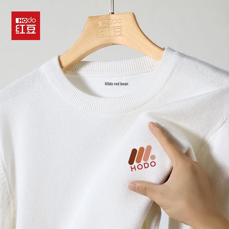 Hodo Men's Warm Fleece-Lined Crew Neck Knit Sweater