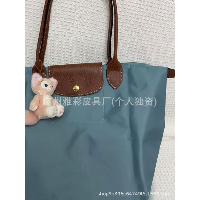 High Quality Dragon Inlaid Bag Week Commemorative Embroidered Dumpling Bag Nylon Handbag Large Capacity Shoulder Tote Bag