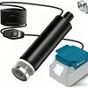 Pompă de transfer apă compatibilă cu acumulator Makita 18V BL1815 BL1830 100W 635GPH Pompă de transfer fără fir pentru furtun, iaz, grădină
