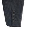GUCCI made in Italy Pinstripe tailored jacket 40 Charcoal gray blazer Women Used