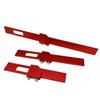 Precision T Type Pocket Ruler Inch Metric Measuring Tool With Slide Stop For Carpentry Marking Multi-function Measuring Aid Tool