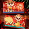 4pcs Cartoon New Year Money Envelope Paper Craft Mixed Pattern Lucky Money Bag Blessing Thickened 2026 Horse Year Red Pockets