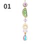 1 Pcs Natural Stones Agate Sun Catcher Agate Sun Catcher For Rainbow Maker Hanging Crystal Witch Suncatcher Windchime Wall Decor