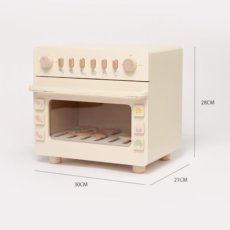 Wooden Kitchen Toy Set For Kids With Play Dishwasher Pretend Play For Imaginative Learning Oven
