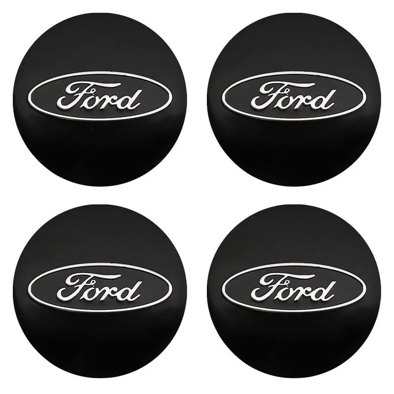 Autoaufkleber Ford 56mm Auto-Radkappen-Plakette Aufkleber Metalllegierung Für Ford Escape Edge Mondeo Taurus Fusion Mustang Focus mk2 mk3 mk4