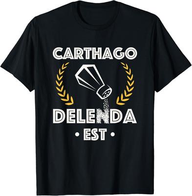 Carthago Delenda Est Karthago Römisches Reich SPQR Salz T-Shirt Unisex T-Shirt