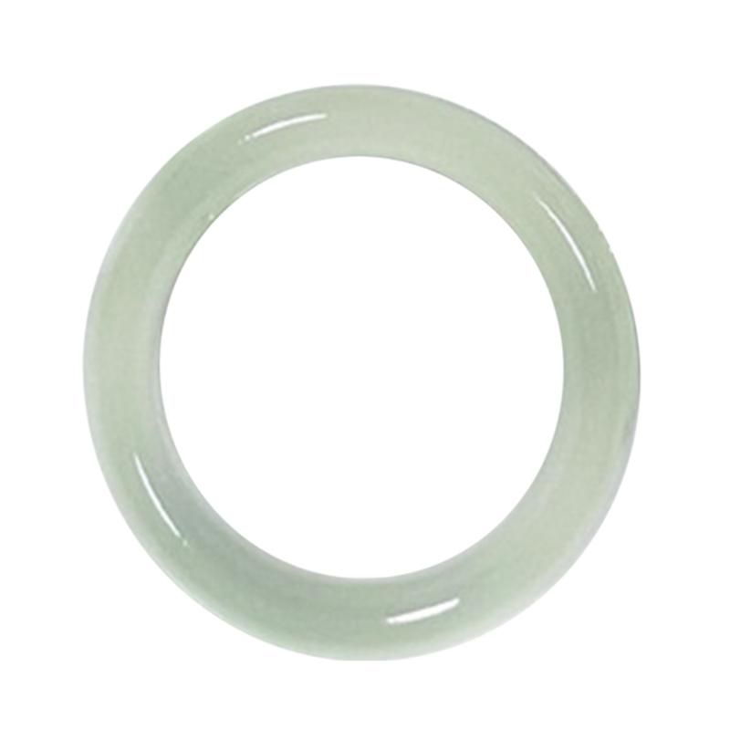 Retro Transparent Colourful Acrylic Resin Round Rings Minimalist Geometric Rings For Girls Colorful Marble Pattern Jewelry Gifts