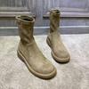 High-end Women's Boots Flats Fashion Suede Shoes for Woman Ankle Boots Fashion Winter Woman Boots Trend Cozy Chelsea Mujer Botas