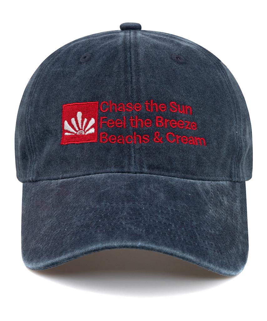 Bichiseuaenkeulim Chase The Sun Ball Cap-Stone Navy